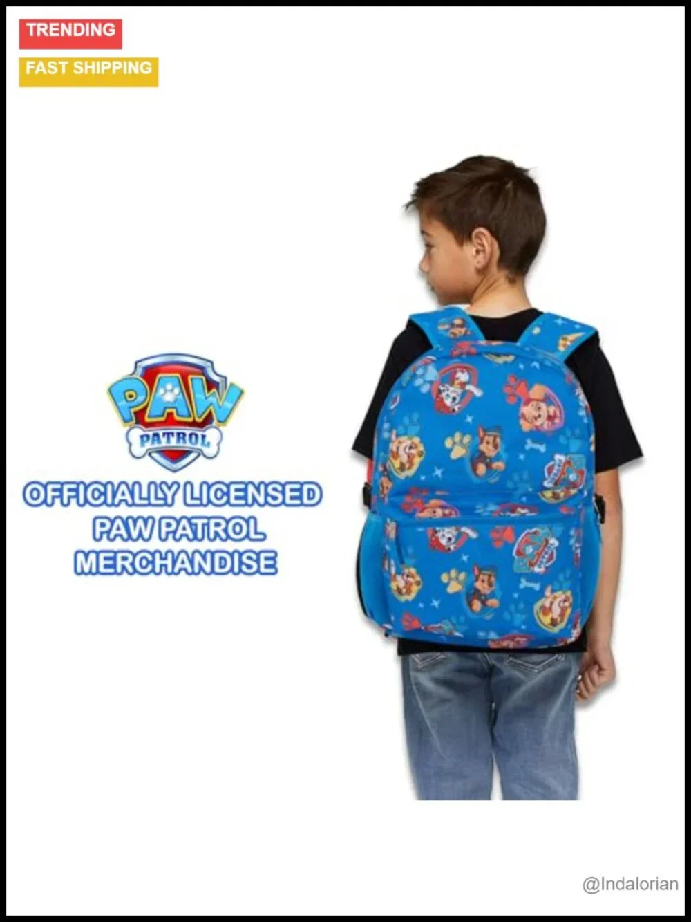 Nickelodeon Paw Patrol Kids Backpack - Daypack with Padded Straps